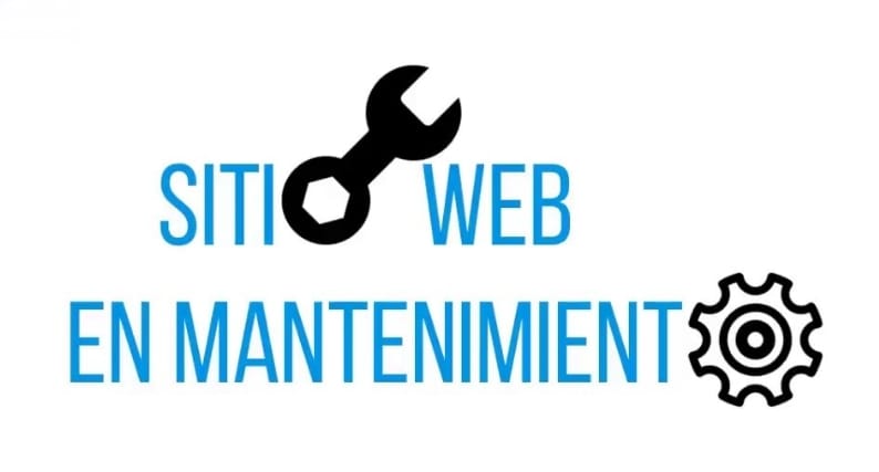 Sitio web en mantenimiento